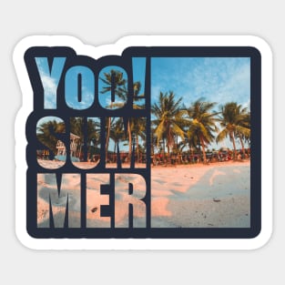 Yoo! Summer Sticker